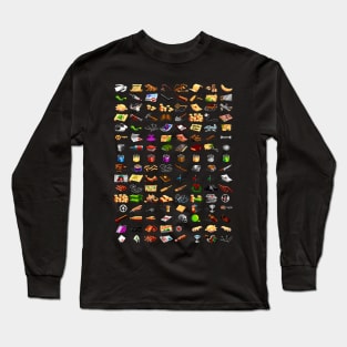 Monkey Island 2 Items Long Sleeve T-Shirt